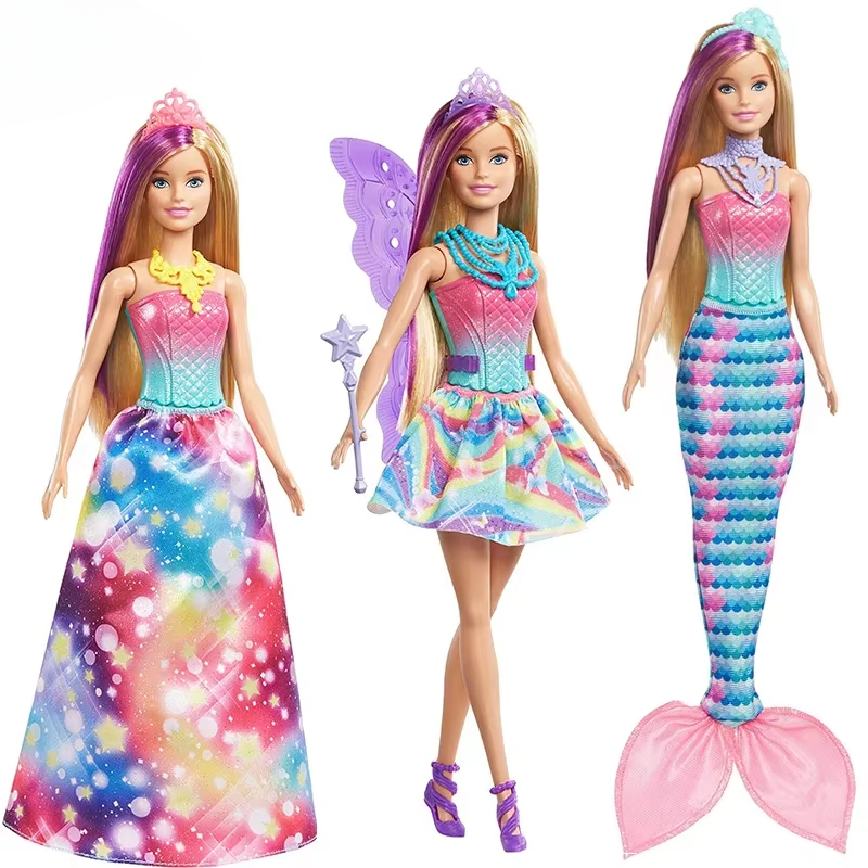 Kids Education Things - Genuine Barbie Doll Fairytale Fashion Toys