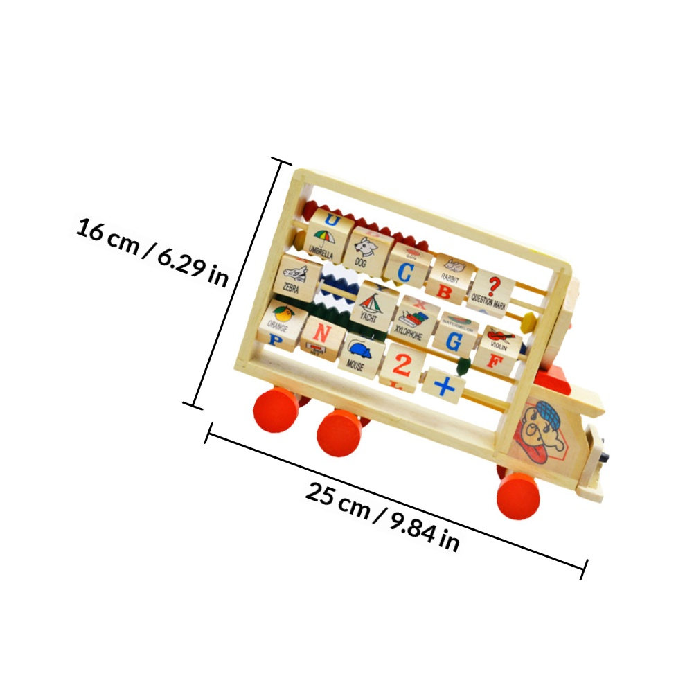 Wooden Abacus Stand Colorful B - огляд і ціна Abacus Counting Bead
