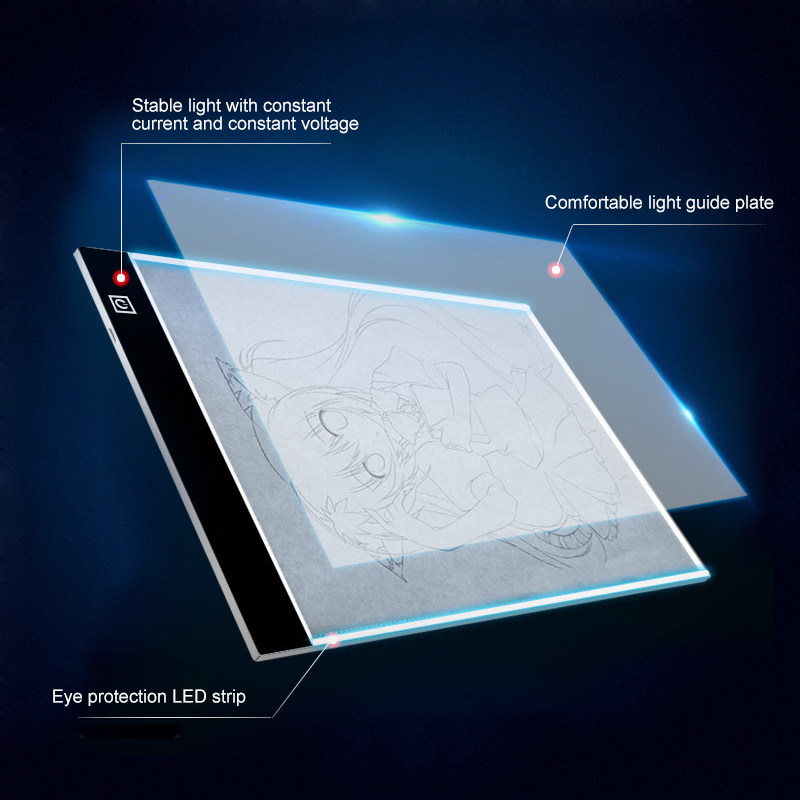 LED Photocopying Table Drawing - огляд і ціна Drawing Projector Kids