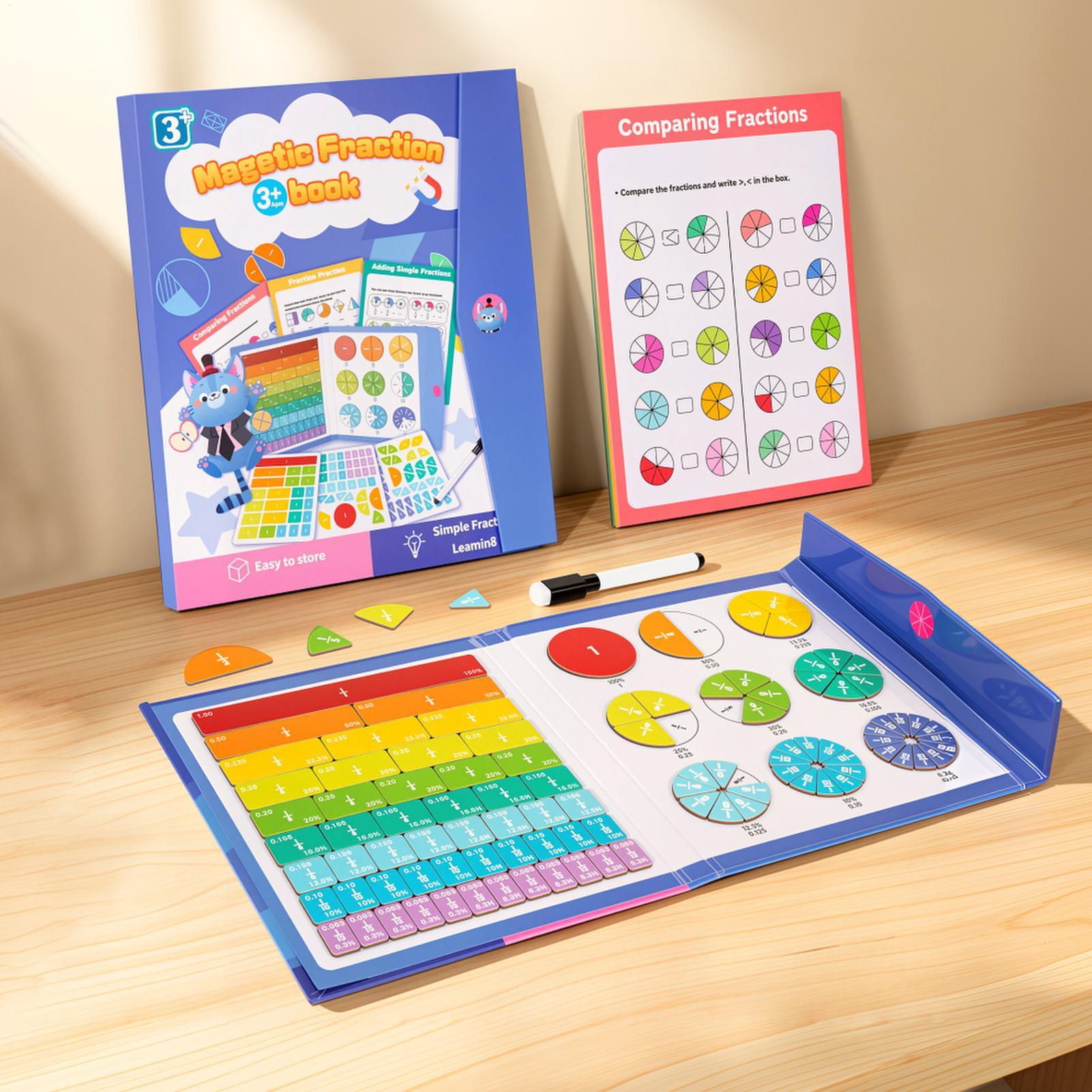 Magnetic Fraction Tiles Magnet - огляд і ціна Kids Education Center
