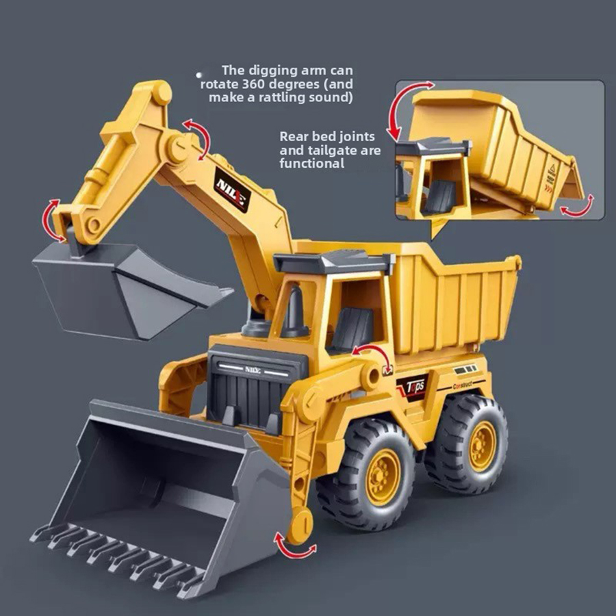 1pcs Excavator Truck Model Toy - огляд і ціна Kids Education Things