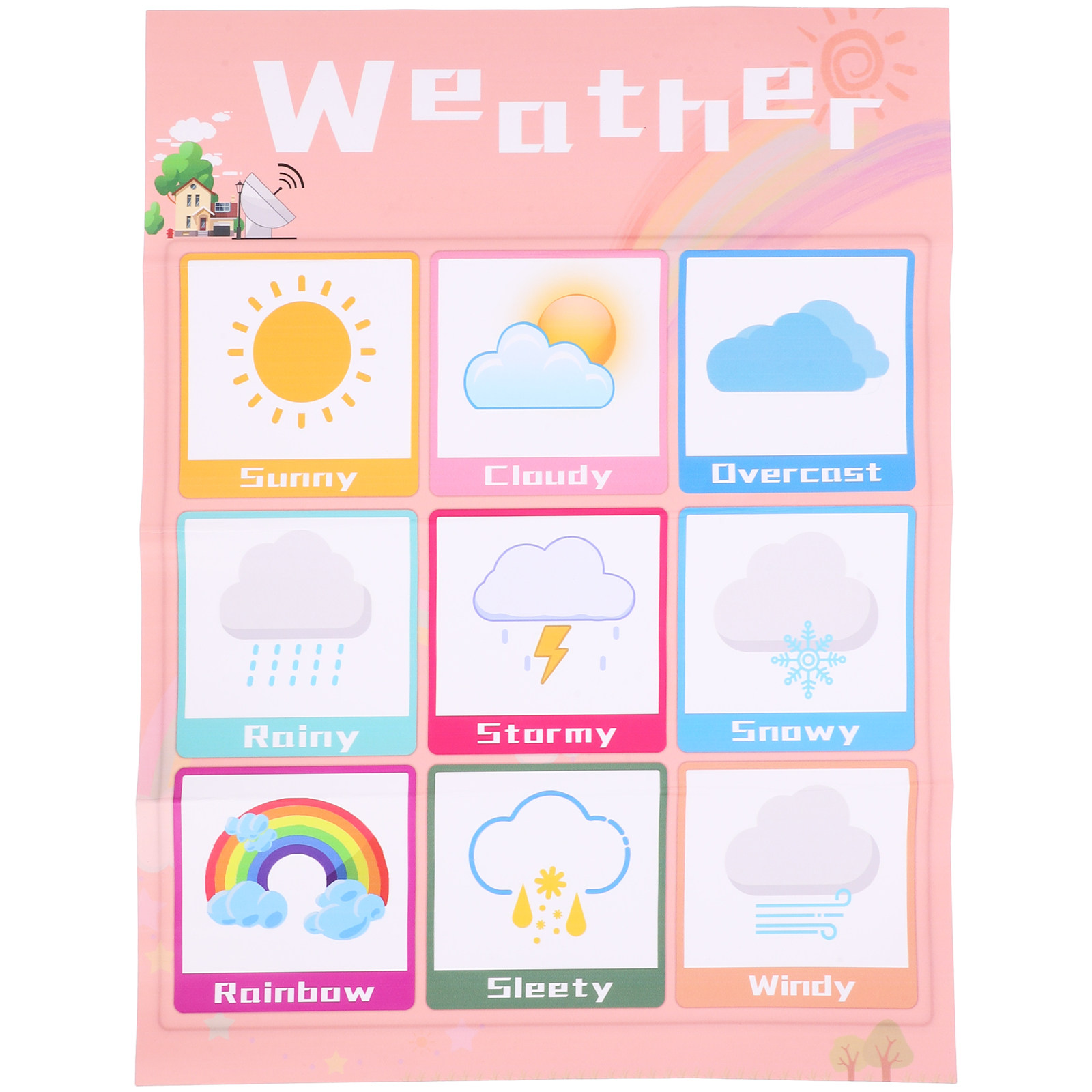 1Pcs Quality English Hanging E - огляд і ціна Kids Education Charts