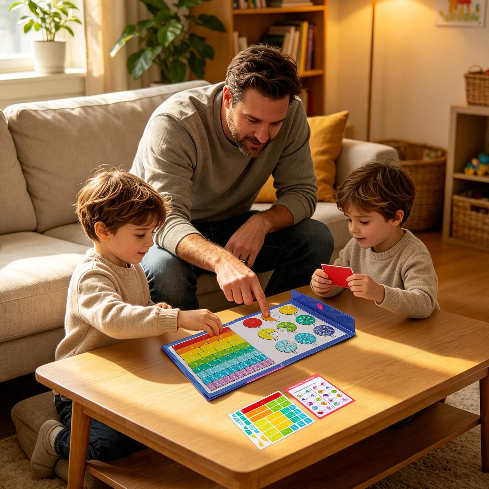 Fraction Manipulatives Magneti - огляд і ціна Kids Education Center