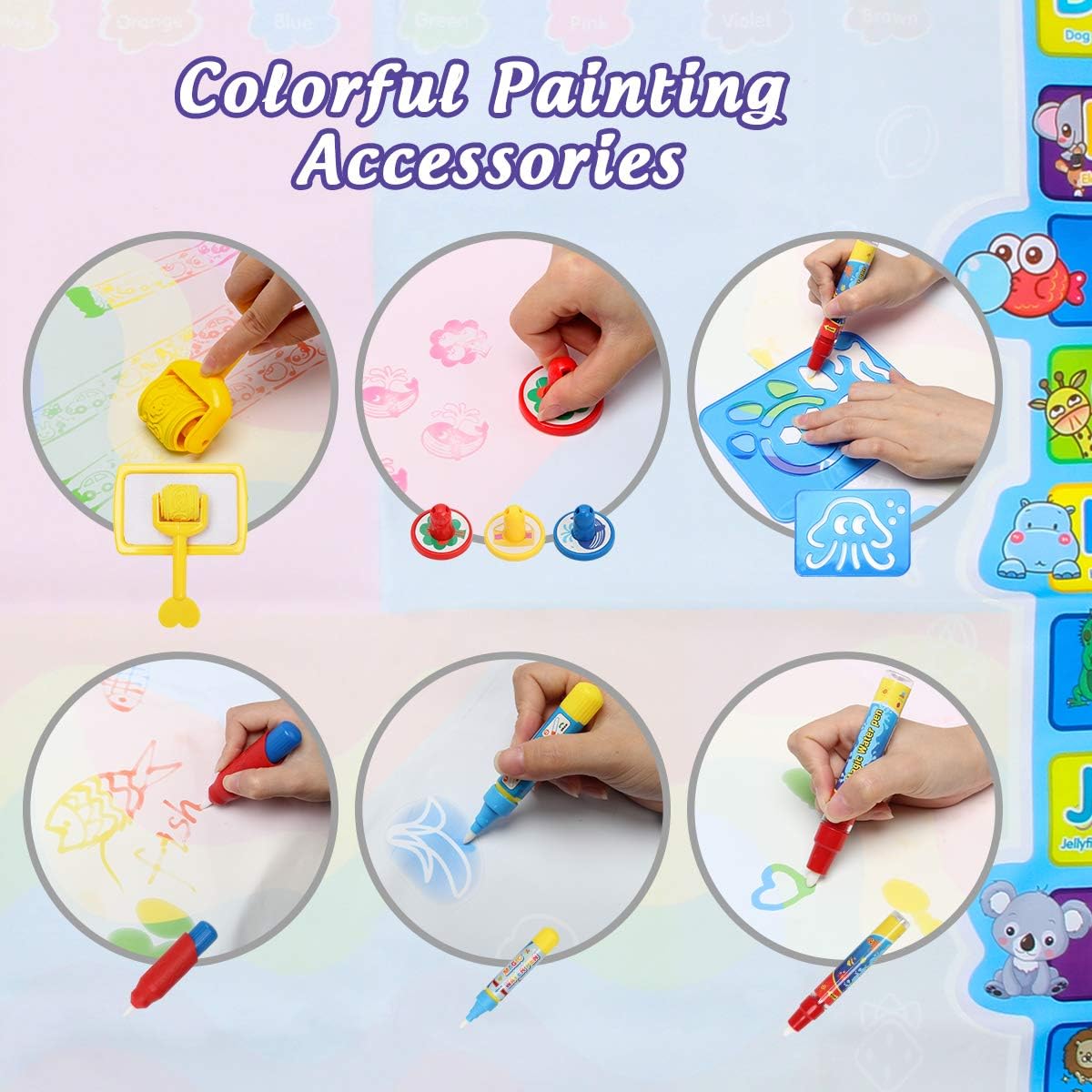 Magic Water Drawing Mat Reusab - огляд і ціна Drawing Projector Kids