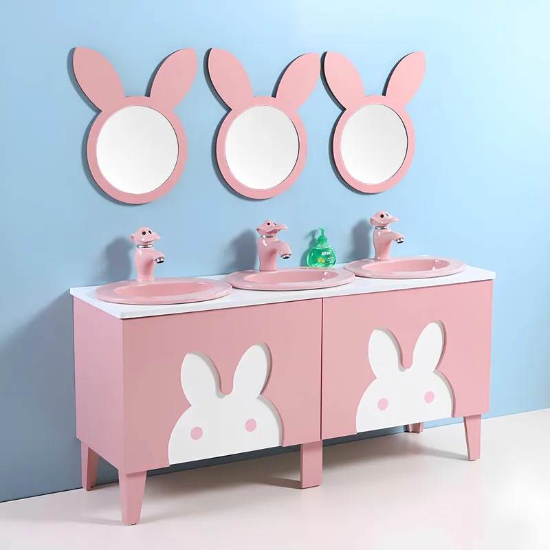 Cartoon Kids Bathroom Vanity w - огляд і ціна Kids Education Center