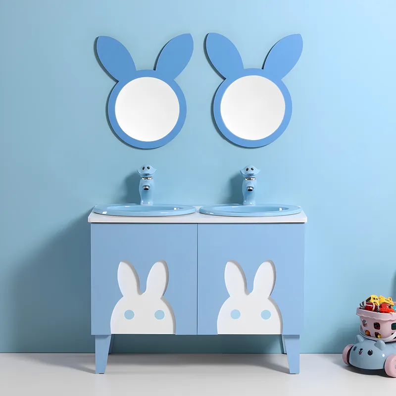Cartoon Kids Bathroom Vanity w - огляд і ціна Kids Education Center
