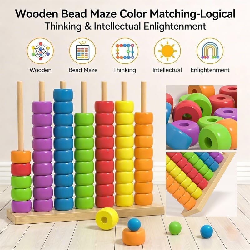 Wooden Abacus Montessori Educa - огляд і ціна Abacus Counting Bead