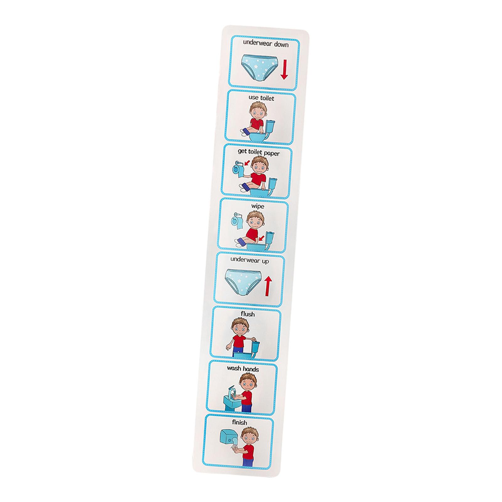 Potty Training Visual Schedule - огляд і ціна Kids Education Charts