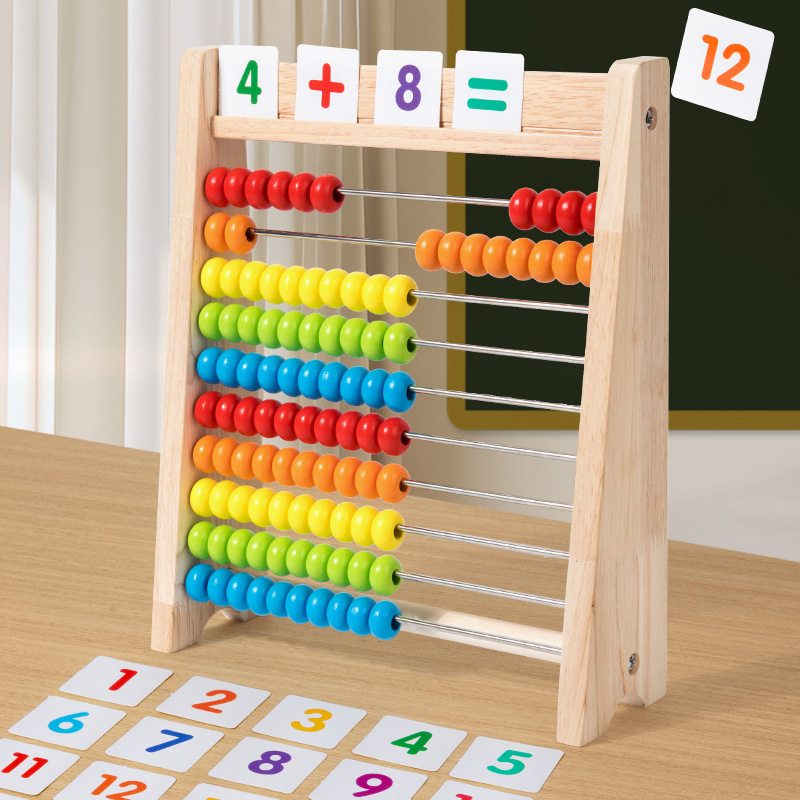 Wood Counting Beads Montessori - огляд і ціна Abacus Counting Bead