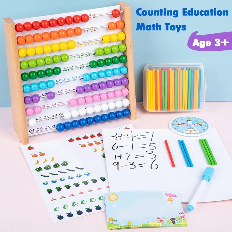 Wooden Abacus Educational Math - огляд і ціна Abacus Counting Bead