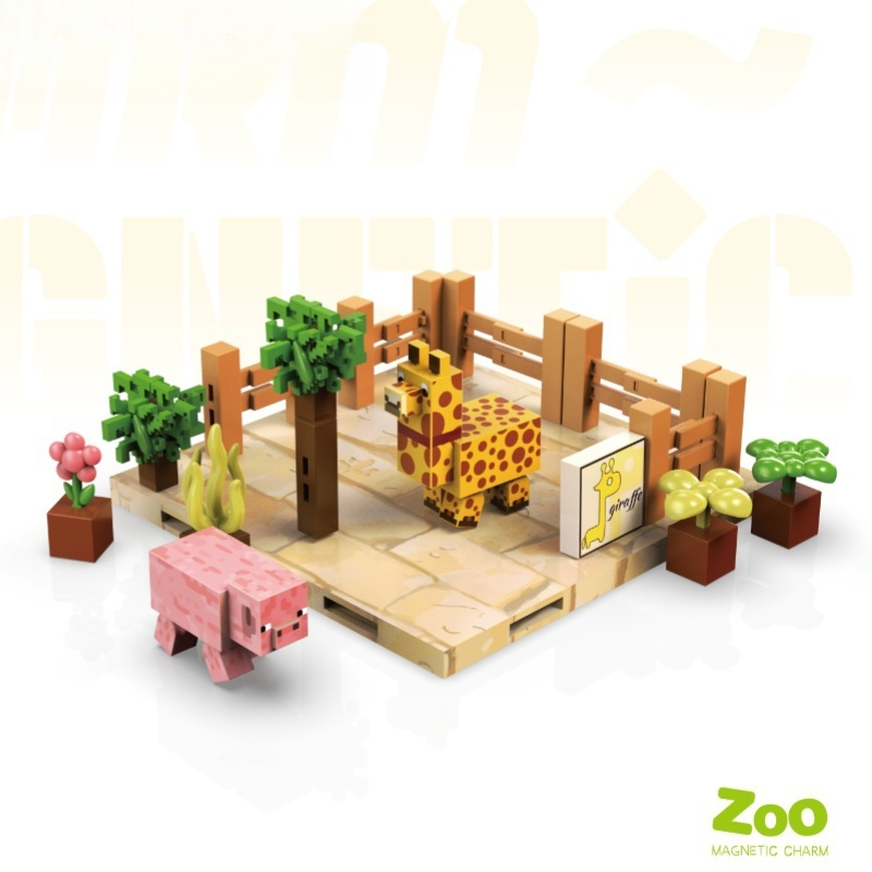 Magnetic world Zoo series Buil - огляд і ціна Puzzle Map World