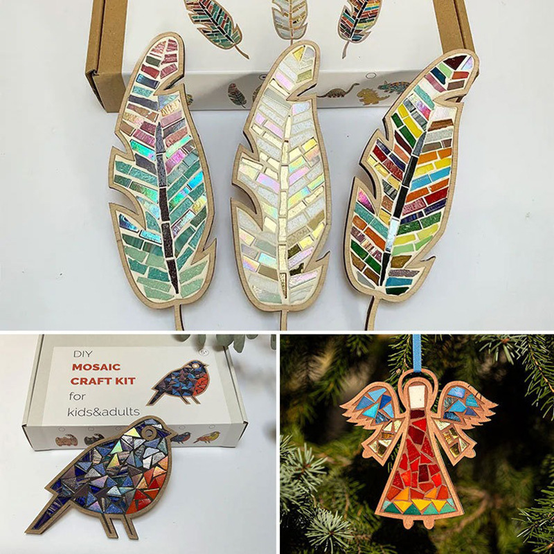 DIY Mosaic Coaster Colored Fea - огляд і ціна Kids Education Things