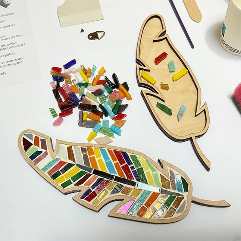 DIY Mosaic Coaster Colored Fea - огляд і ціна Kids Education Things