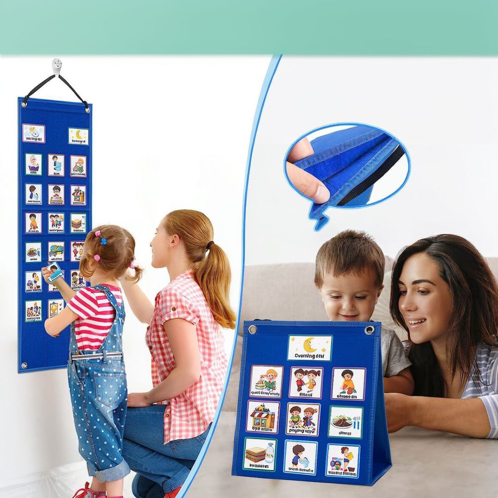 Visual Schedule Board For Kids - огляд і ціна Kids Education Charts