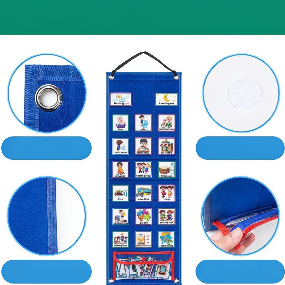 Visual Schedule Board For Kids - огляд і ціна Kids Education Charts