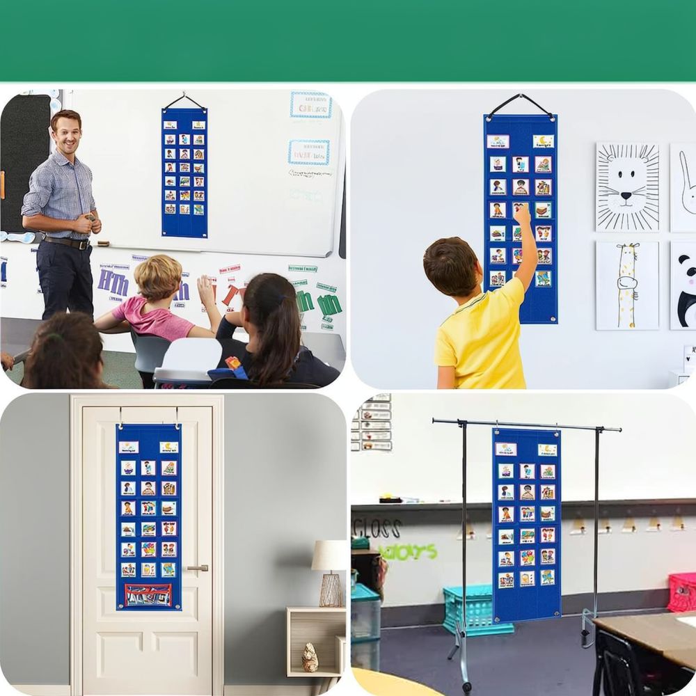 Kids Visual Routine Chart Dail - огляд і ціна Kids Education Charts